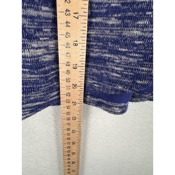 Wilfred Festin knit open front blazer blue career wool blend 90s SZ 4 - Picture 5 of 6